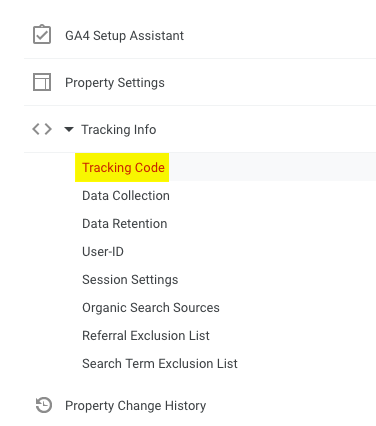 4 Tracking Code