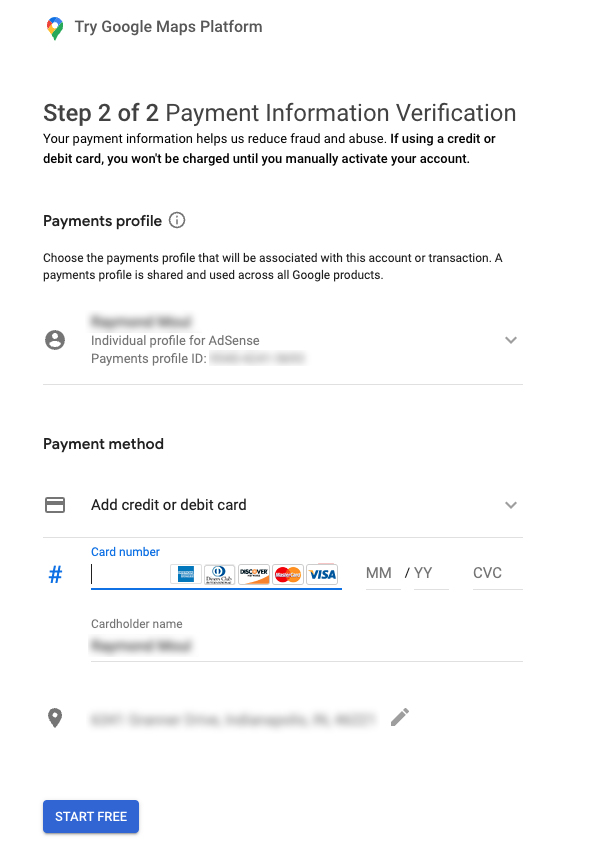 Google Maps Step 2